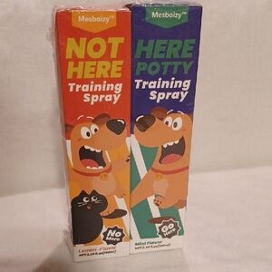 Mesboizy Training Spray Set - Lemon and Mint Pet Housebreaking Aid